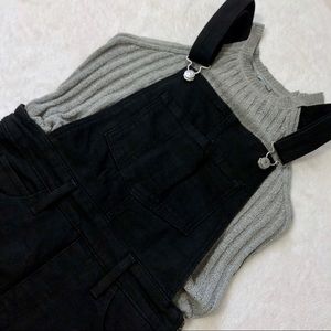 LEVIS Black Denim Full Length Overall